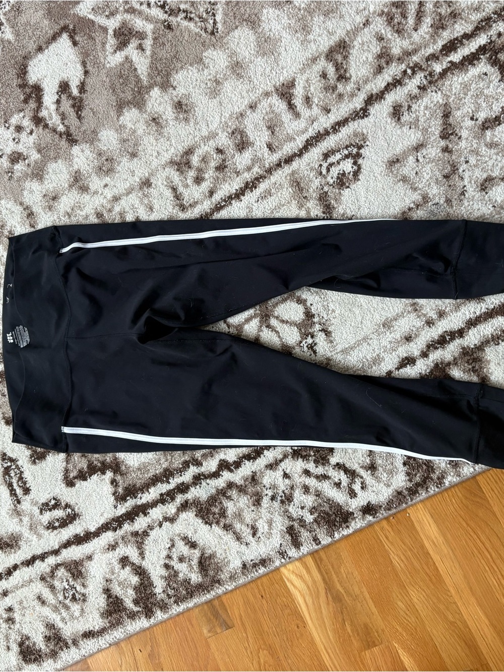 JoyLab Black Leggings with White Logo